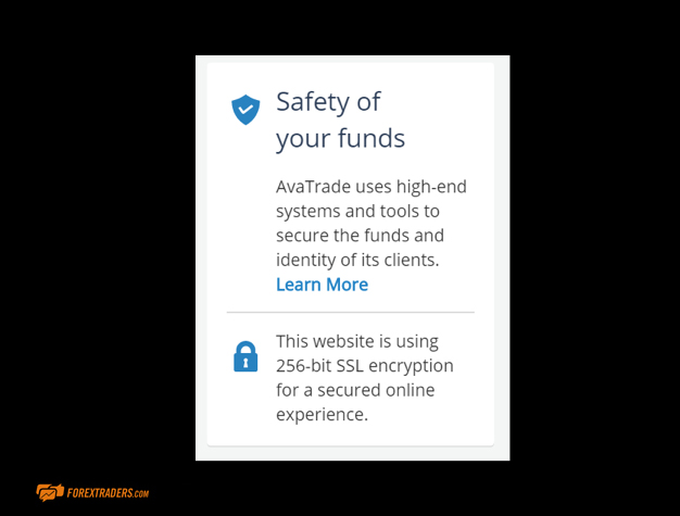 AvaTrade Trader Protections Screenshot