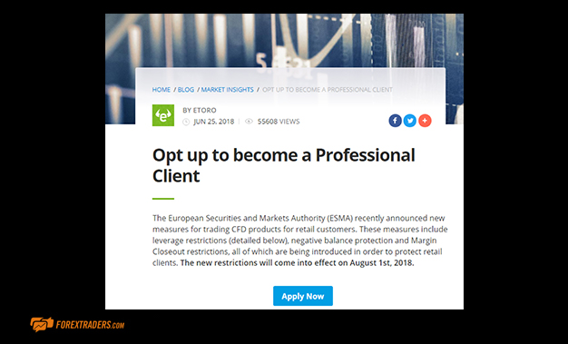 eToro Professional Client