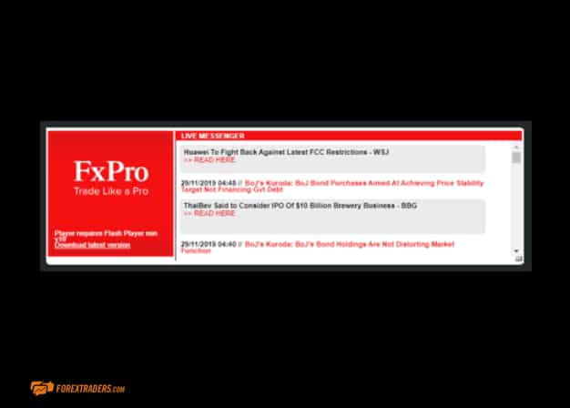 FxPro Live Messenger 