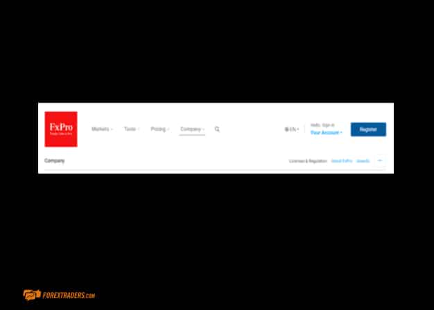 FxPro Register for an Account