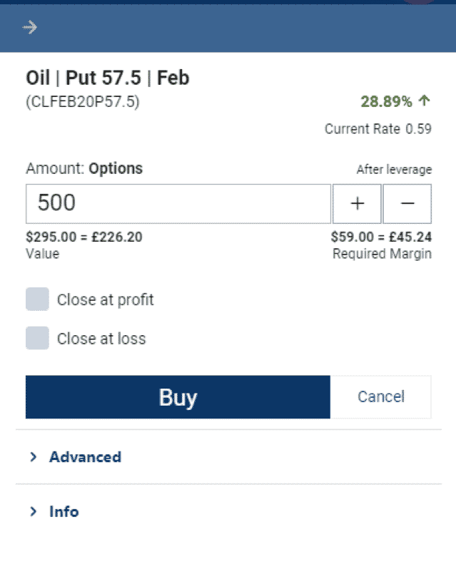 Plus500 Traders Sentiment Example