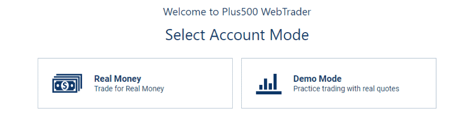 Plus500 Account Modes