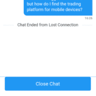 Pepperstone Customer Support Live Chat Example