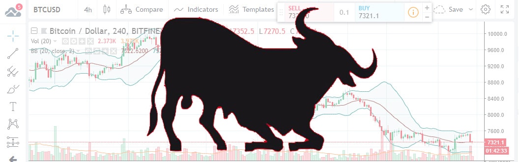BTCUSD Chart Header