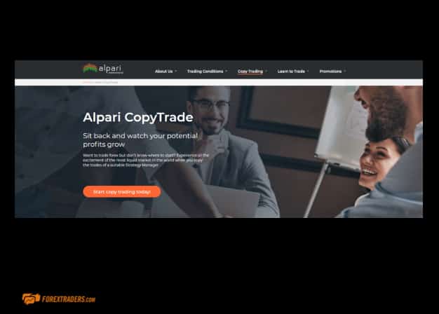 Alpari International CopyTrade Screenshot