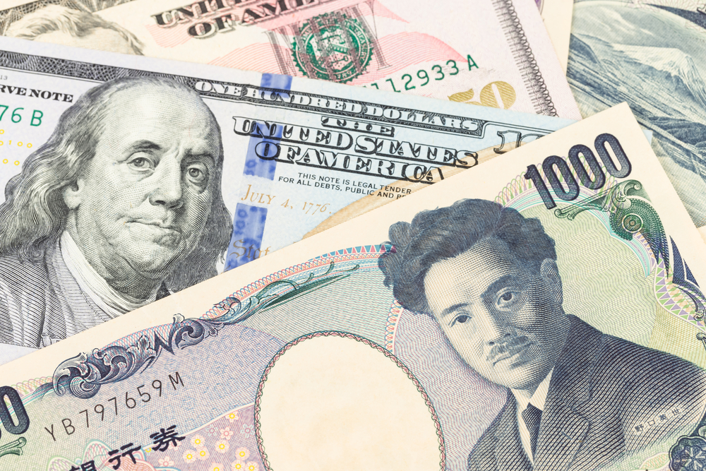 US dollar and Japanese Yen