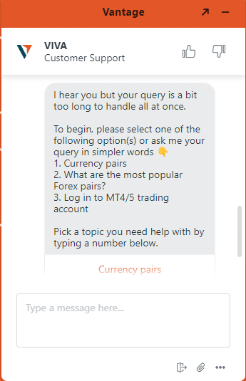 vantage chat
