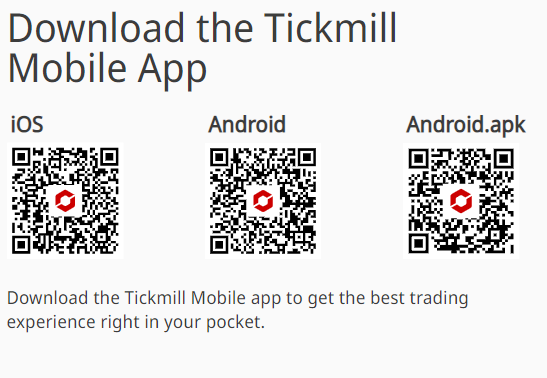 download the tickmill mobile app