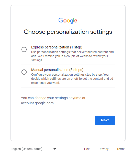 pepperstone google personalization settings