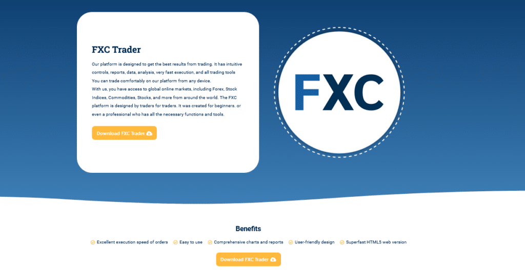 fxc trader platform