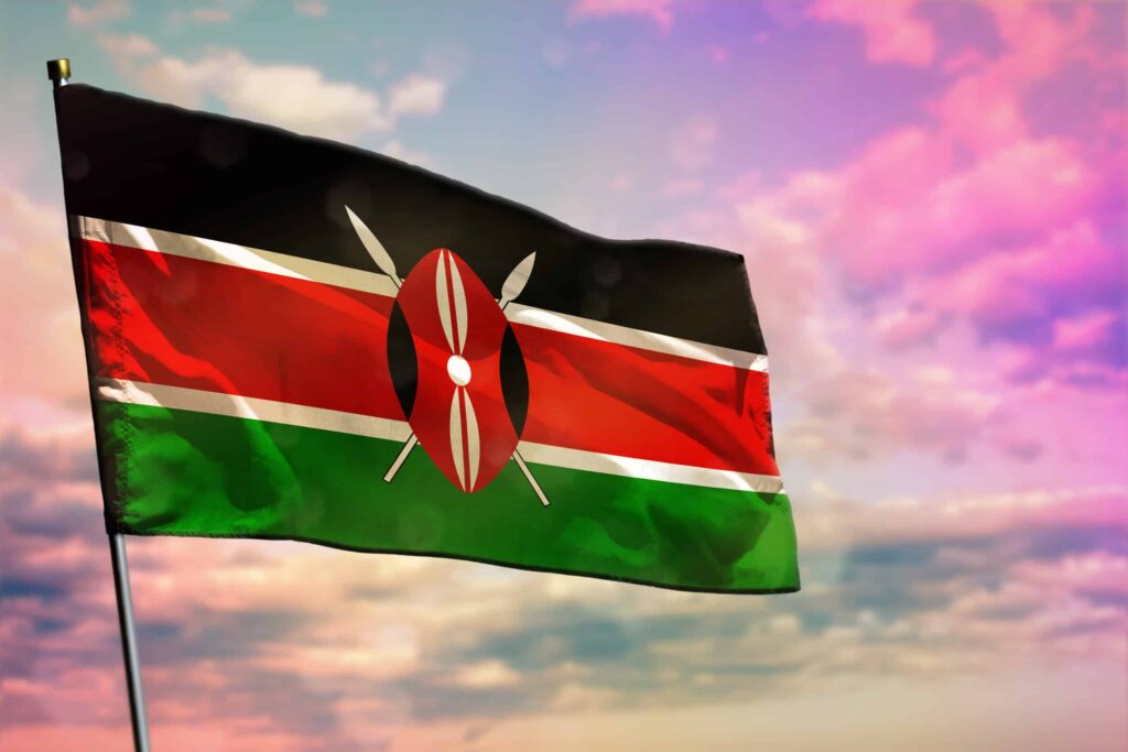 Forex trading in Kenya Kenyan flag