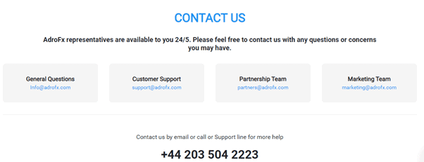 AdroFX support