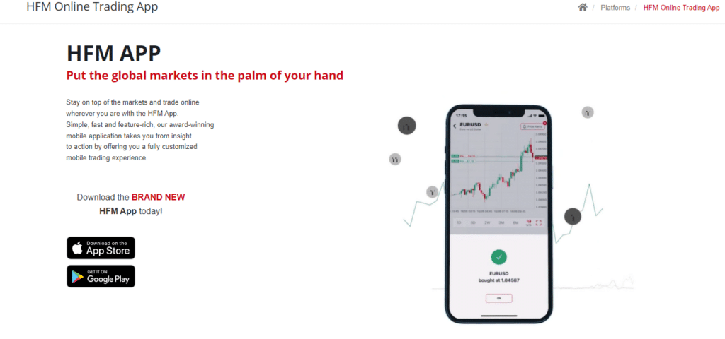 hfm online trading app